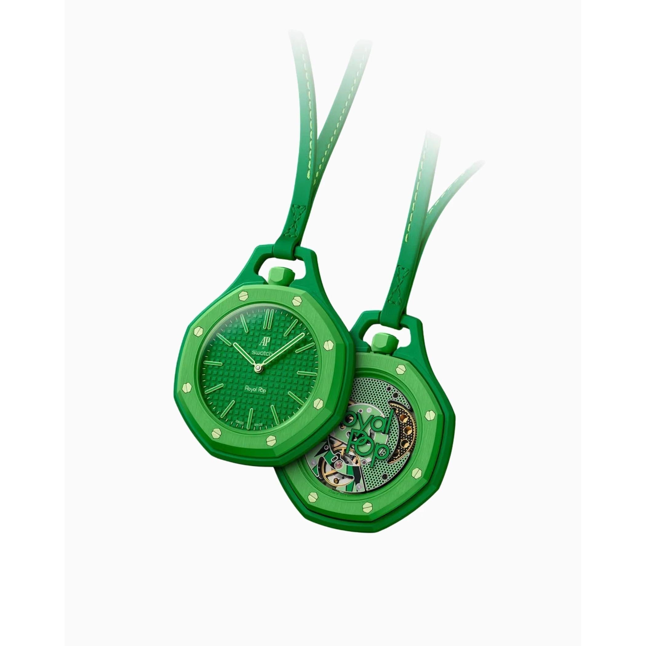 Audemars Piguet x Swatch 新品未使用 ロイヤルポップ　緑 Audemars Piguet x Swatch Royal Pop - Green Eight – Lisabona Streetwear