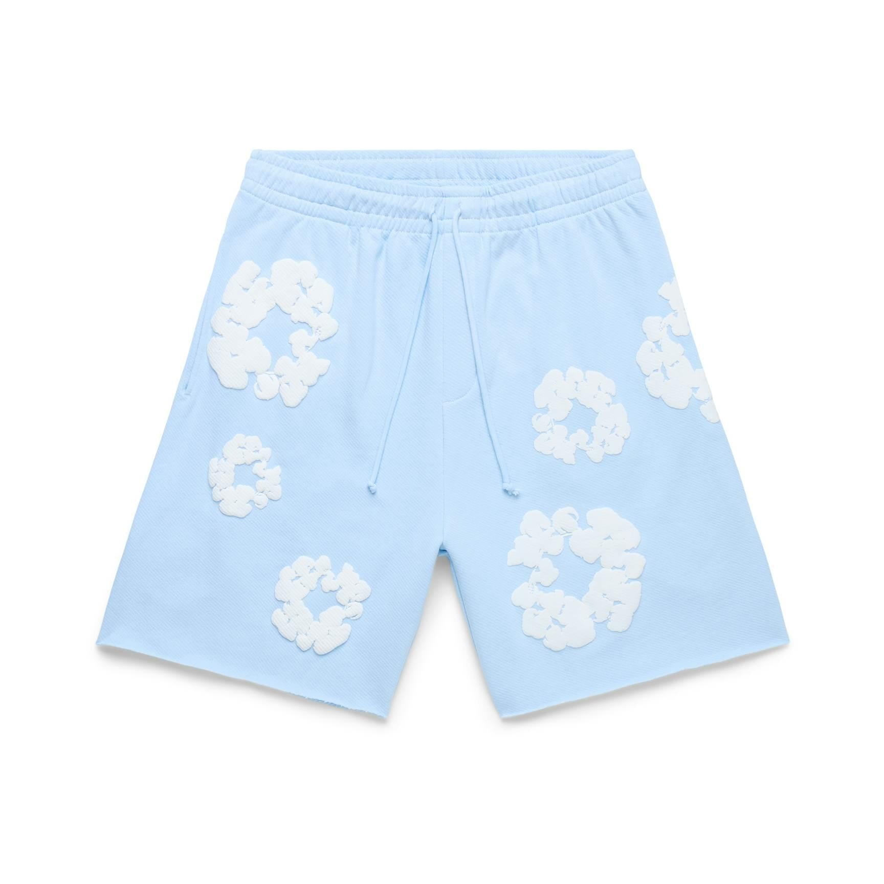 Denim Tears The Cotton Wreath Sweatshorts - Powder Blue – Lisabona