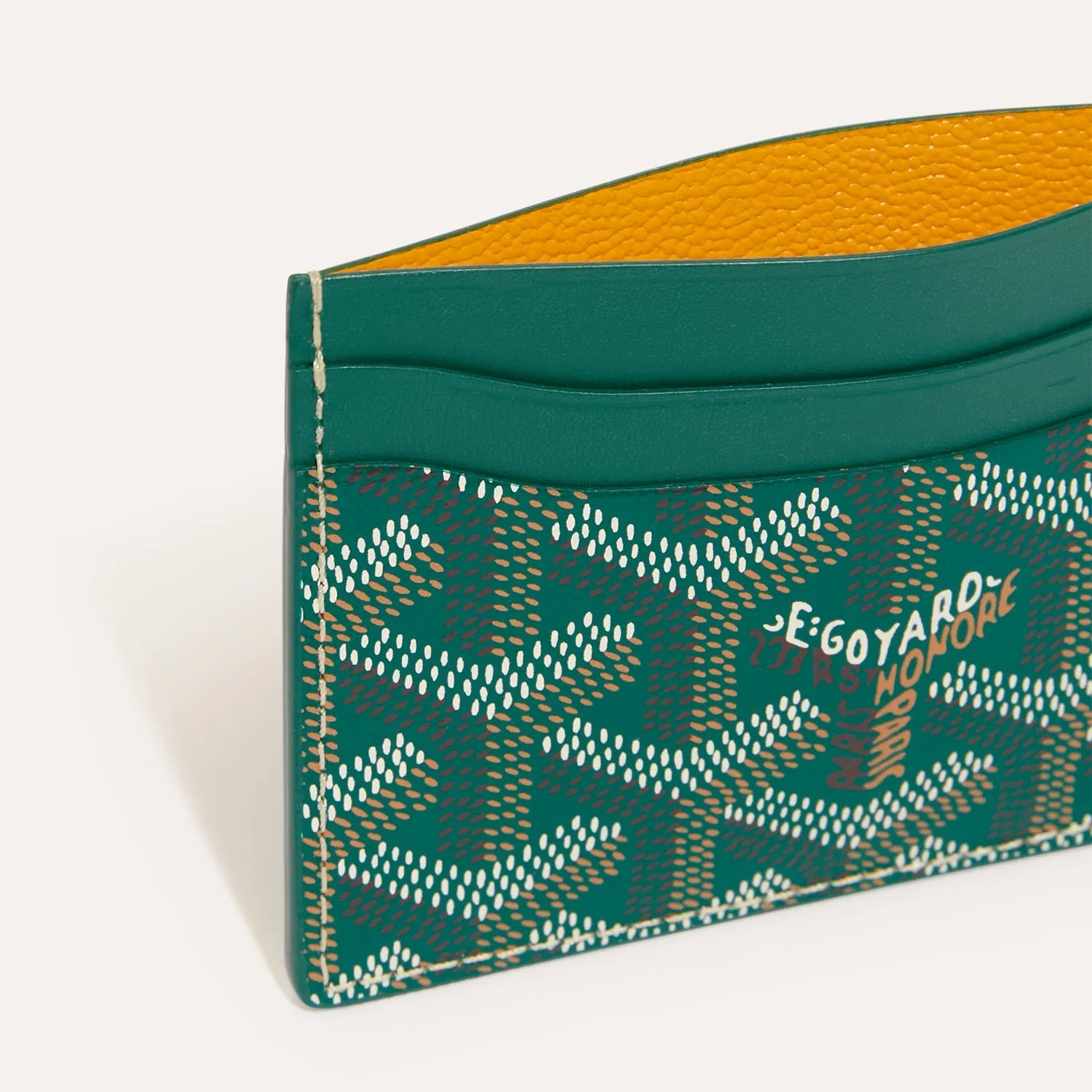Goyard Saint Sulpice Card Holder - Green – Lisabona Streetwear