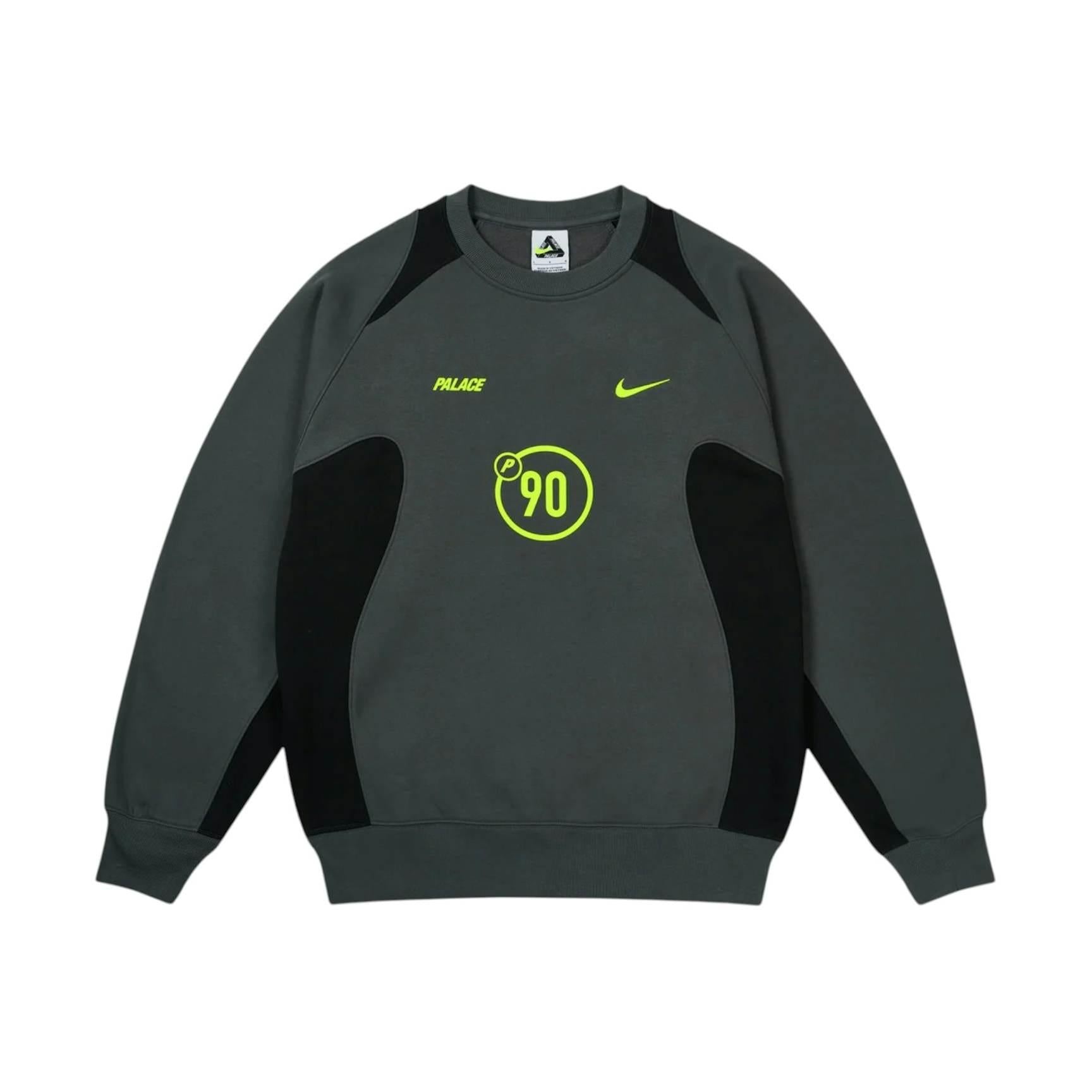 Palace x Nike Total P90 Crew - Grey – Lisabona Streetwear