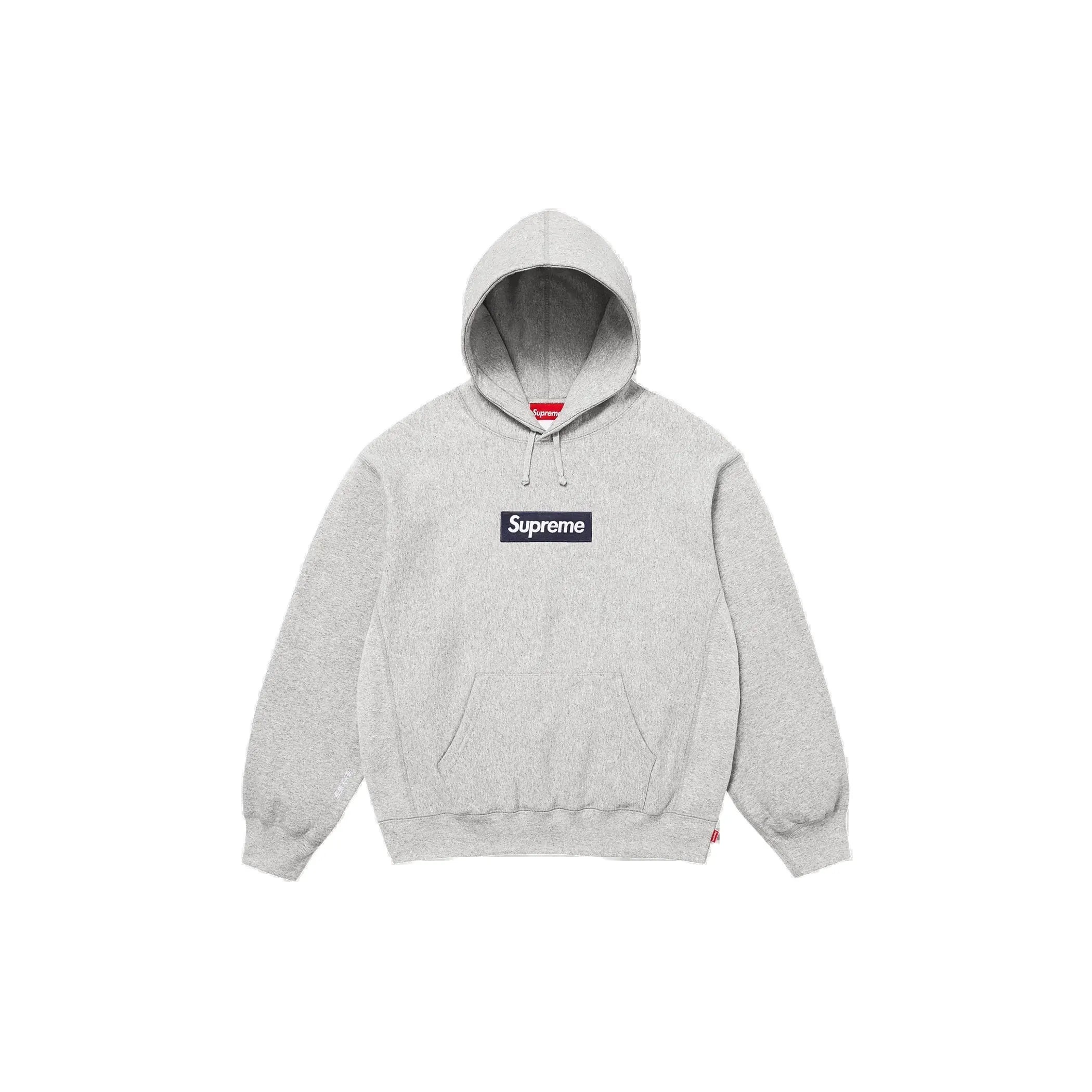 トップス Box Logo Hooded Sweatshirt Heather Grey Supreme Box Logo Hooded Sweatshirt - Heather Grey – Lisabona