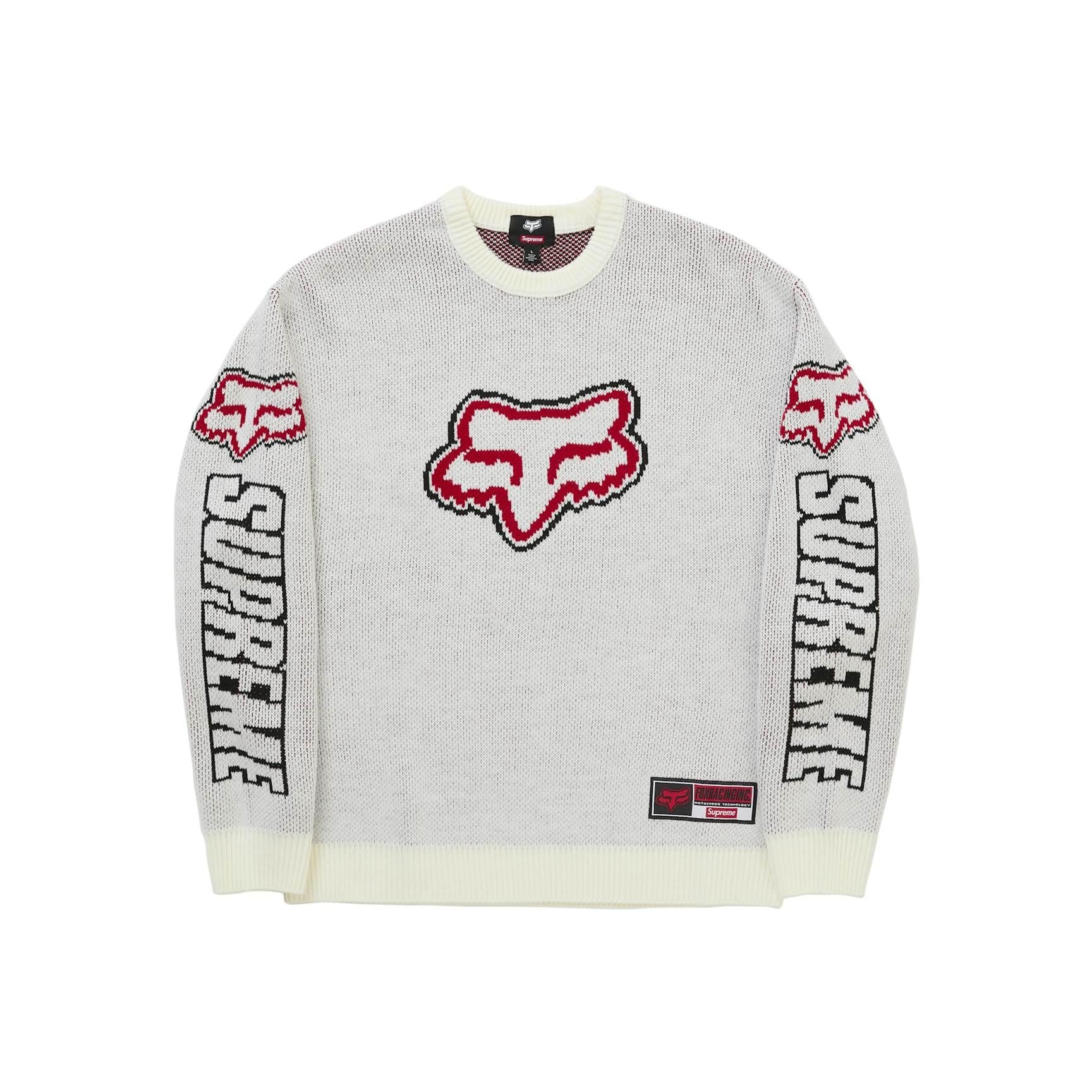 Supreme Fox Racing Sweater - White – Lisabona Streetwear