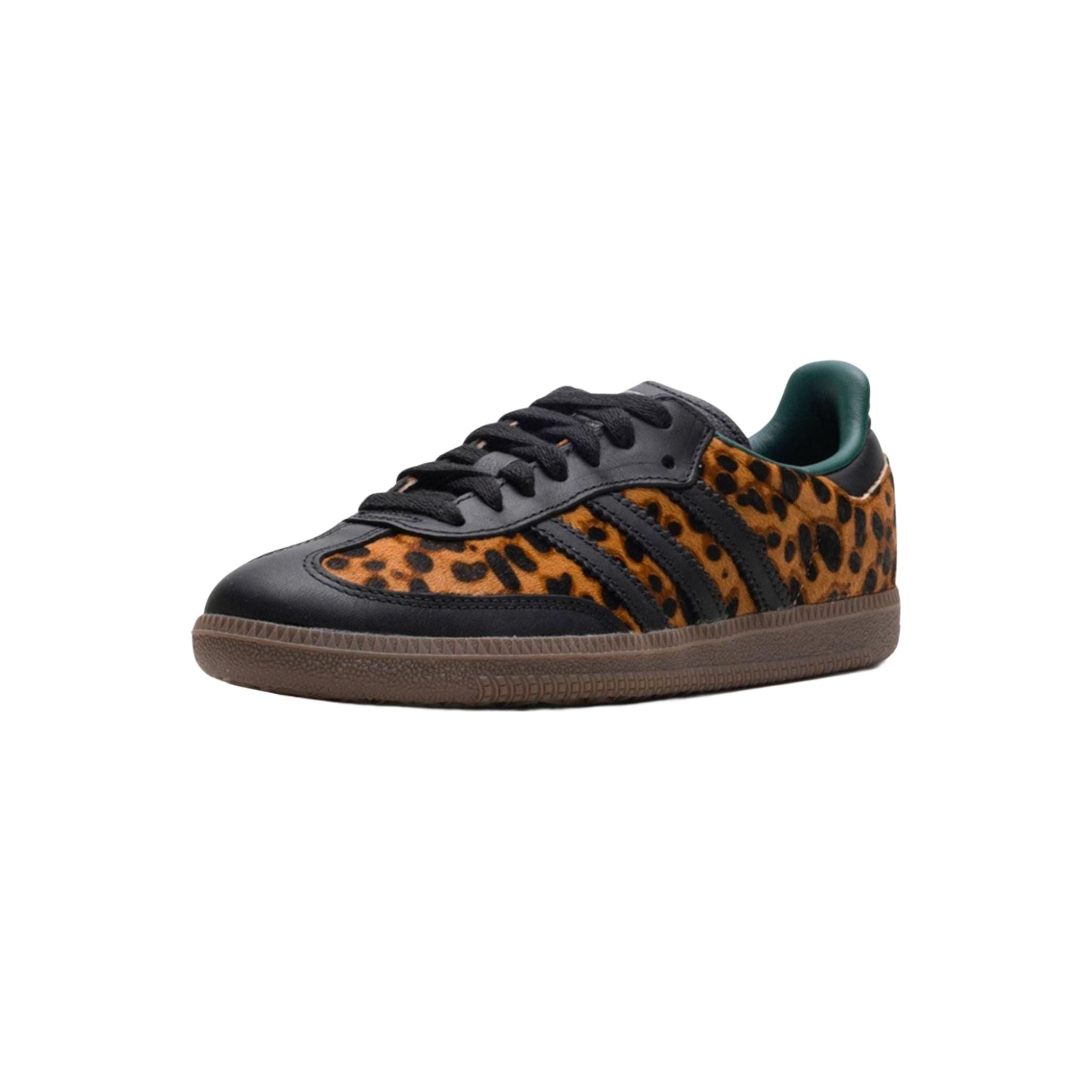 Adidas Samba OG - Black Green Leopard