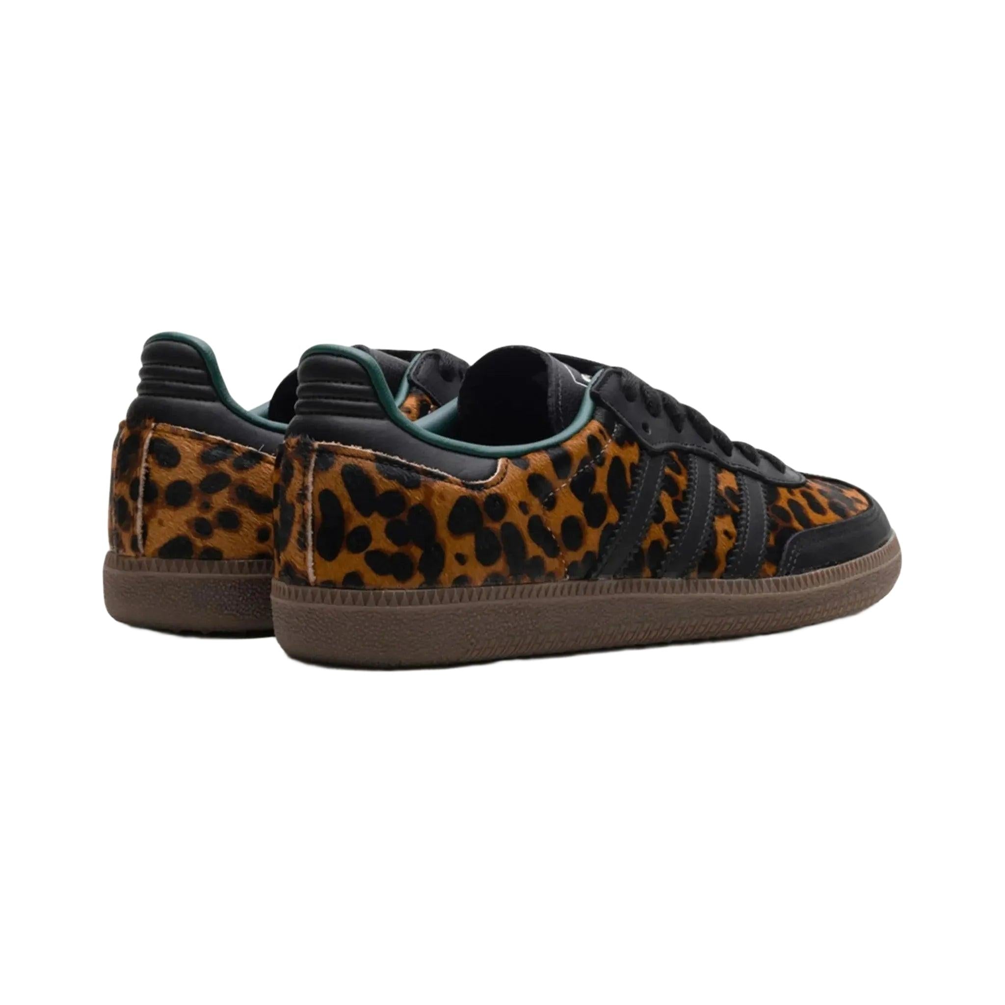 Adidas Samba OG - Black Green Leopard