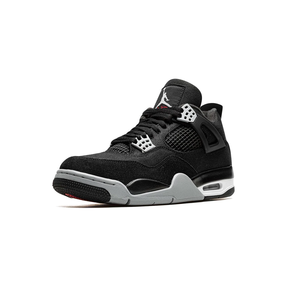 Air Jordan 4 - Black Canvas