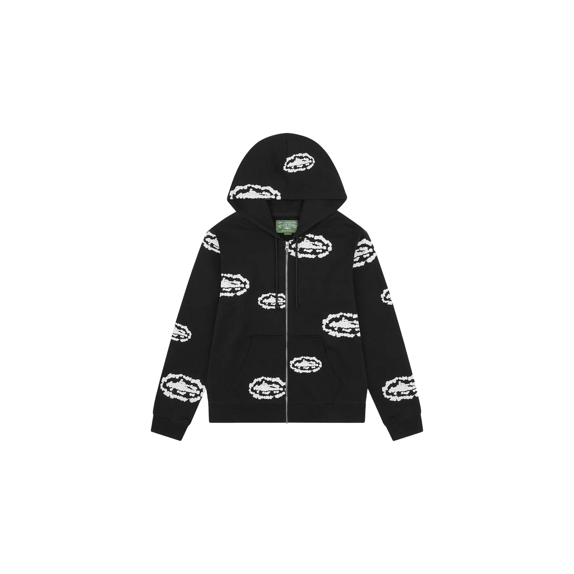 Corteiz x Denim Tears Island Wreath Zip Hoodie - Black – Lisabona