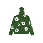 Denim Tears Cotton Wreath Zip HoodieGreen