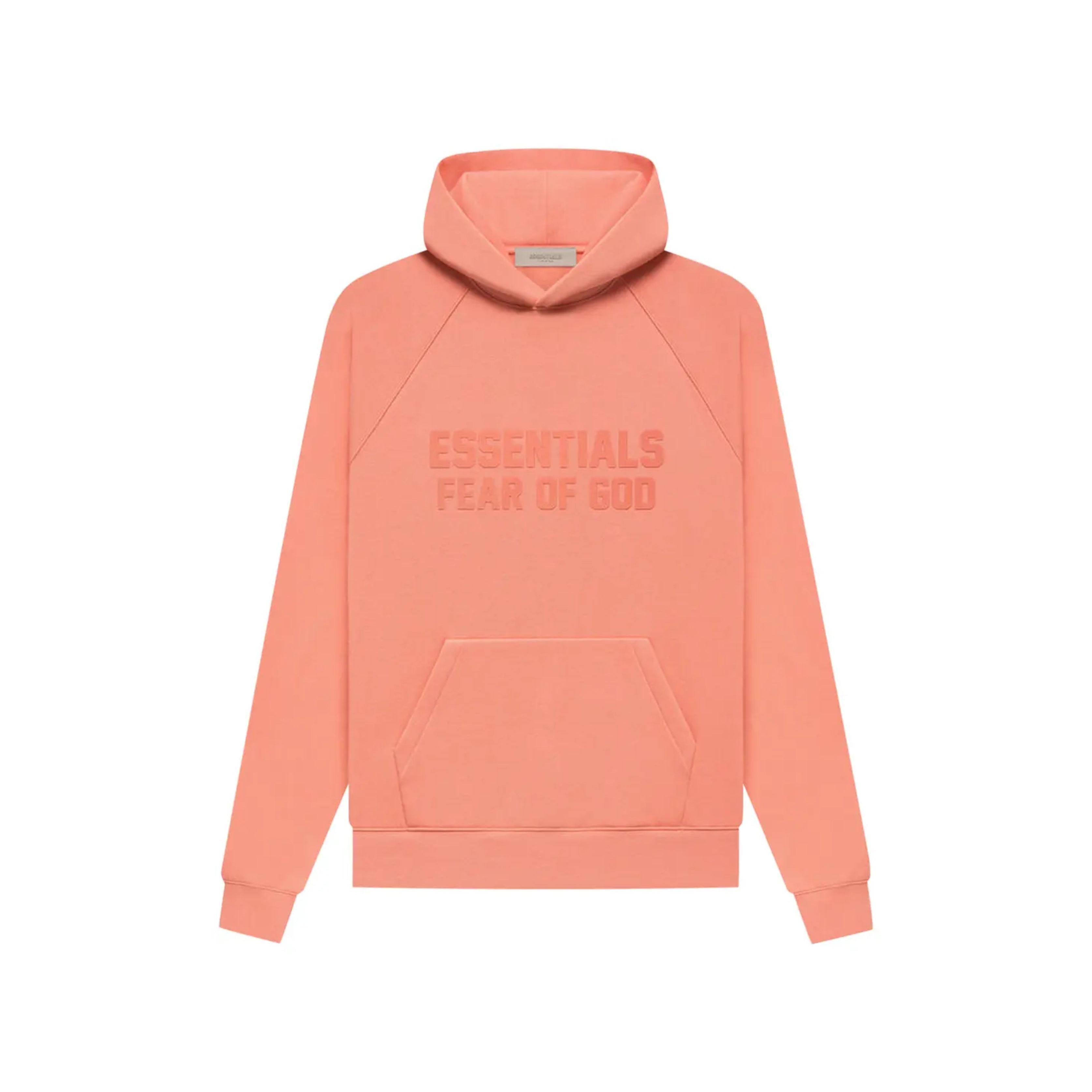Fear of God Essentials Hoodie - Coral