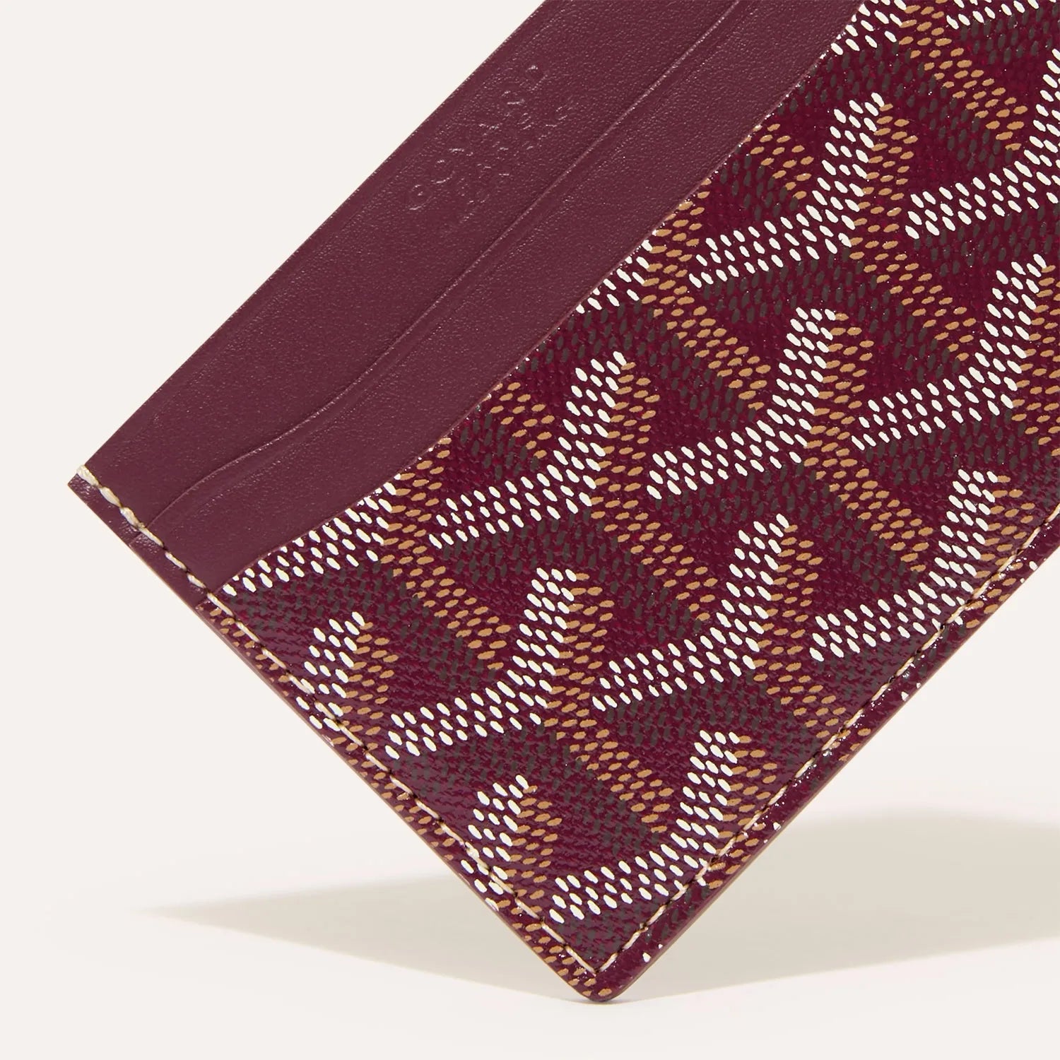 Goyard Saint Sulpice Card Holder - Bordeaux