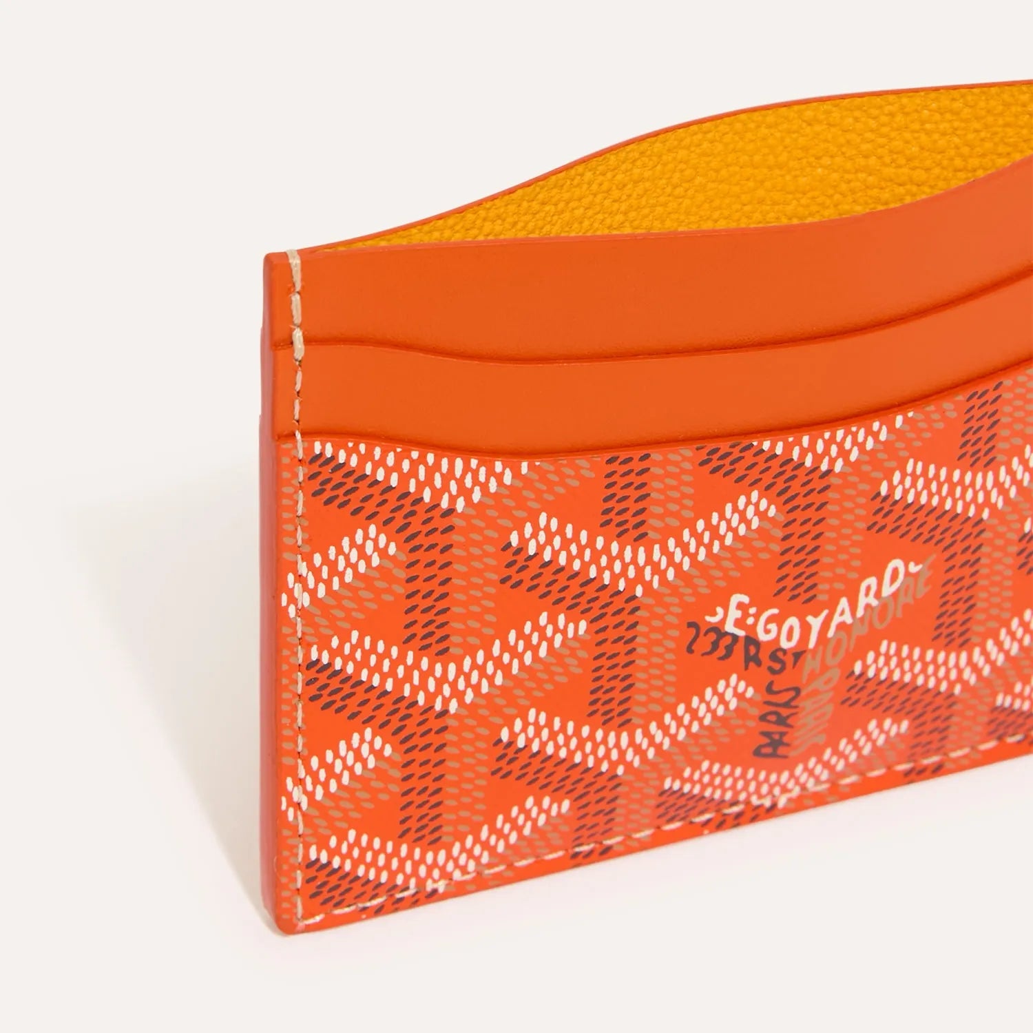 Goyard Saint Sulpice Card Holder - Orange