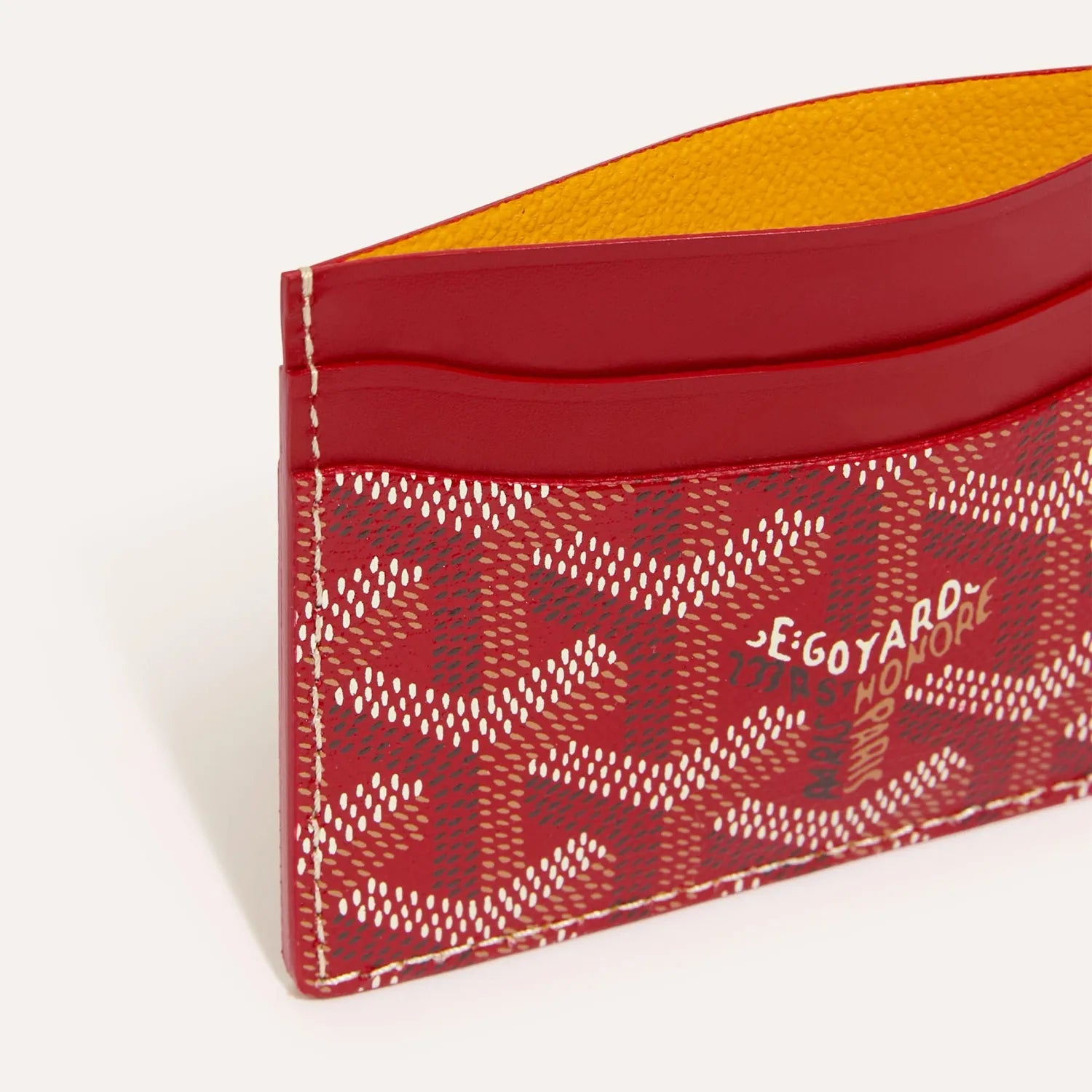 Goyard Saint Sulpice Card Holder - Red