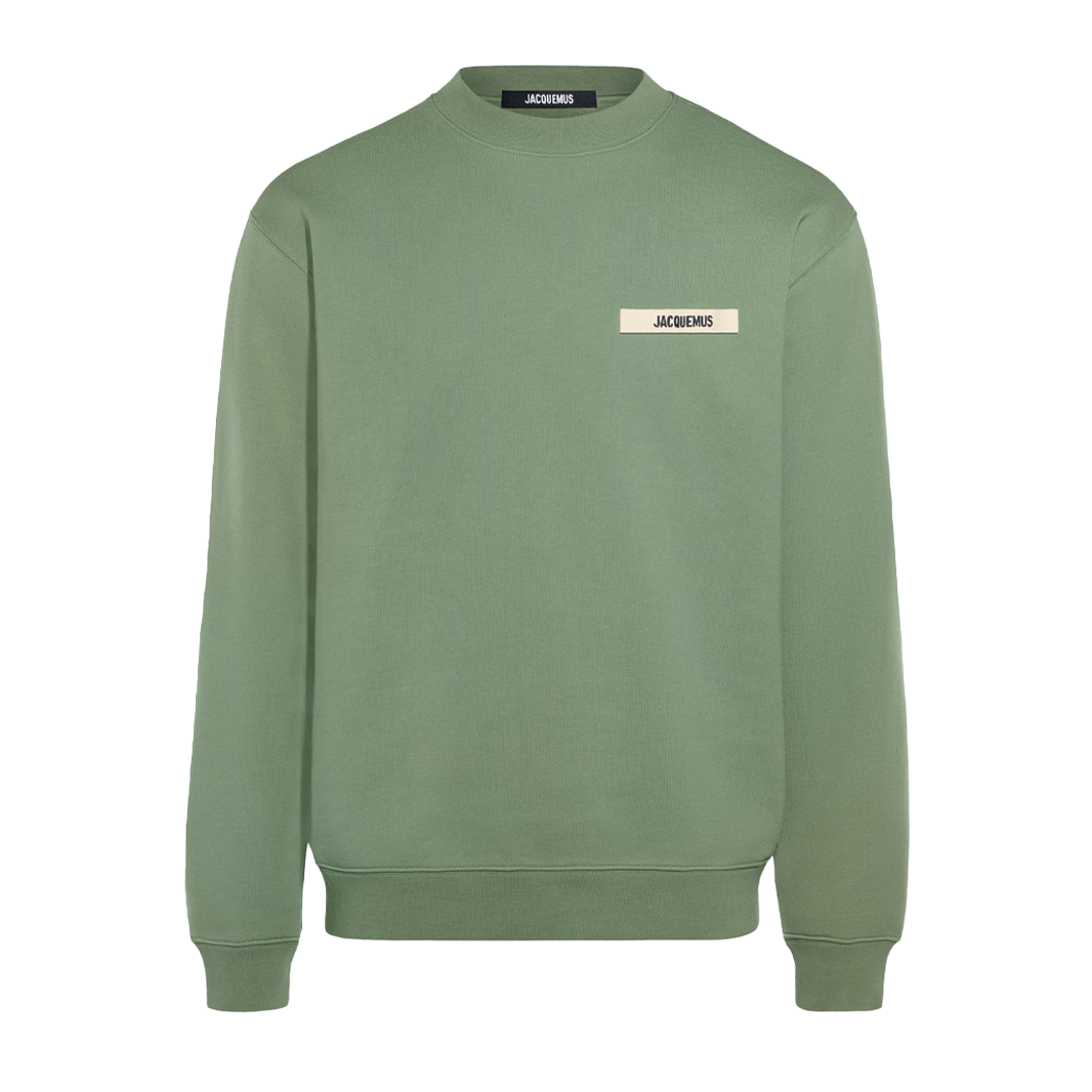 Jacquemus Gros Grain Crewneck - Green