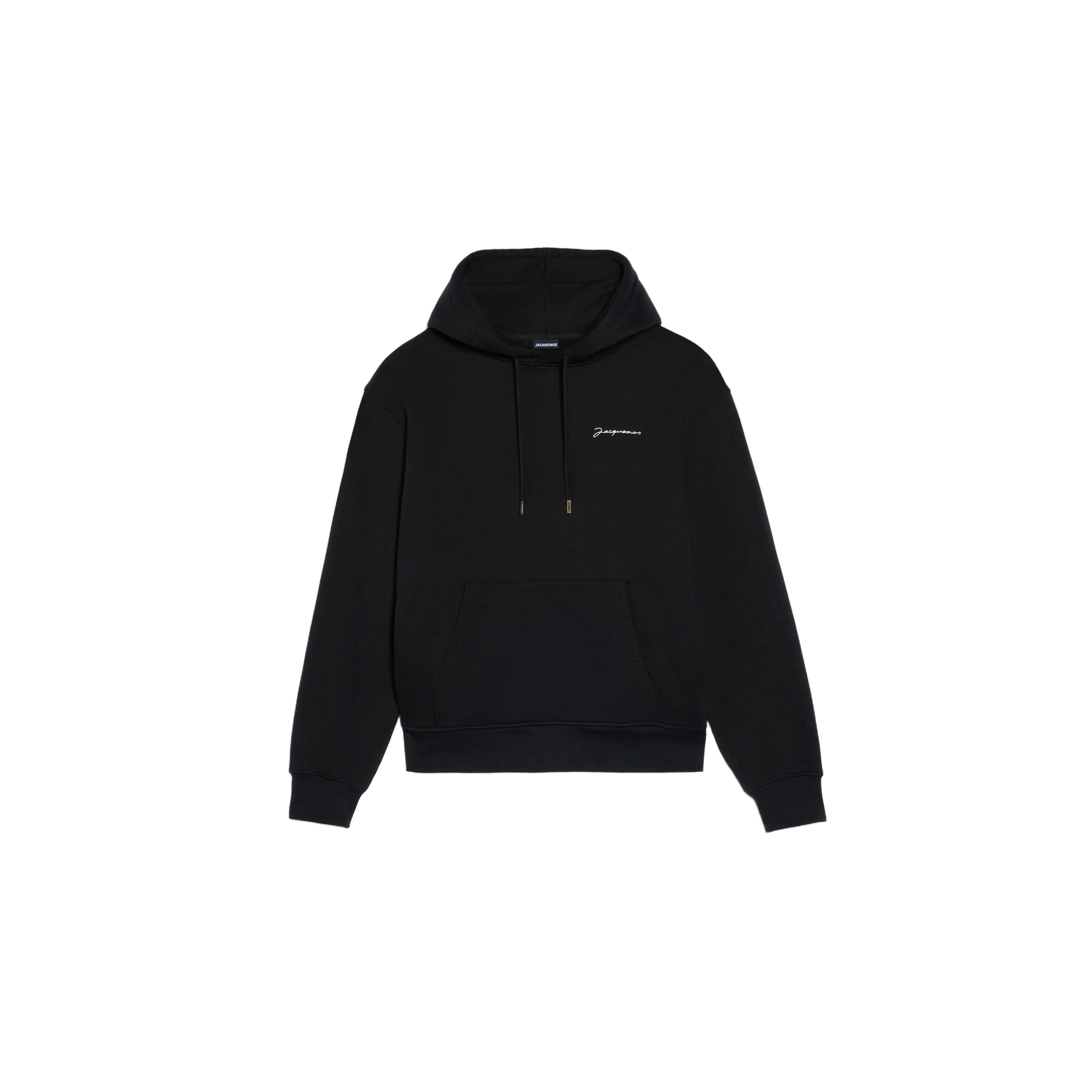 Jacquemus Le Sweatshirt Bordée - Black