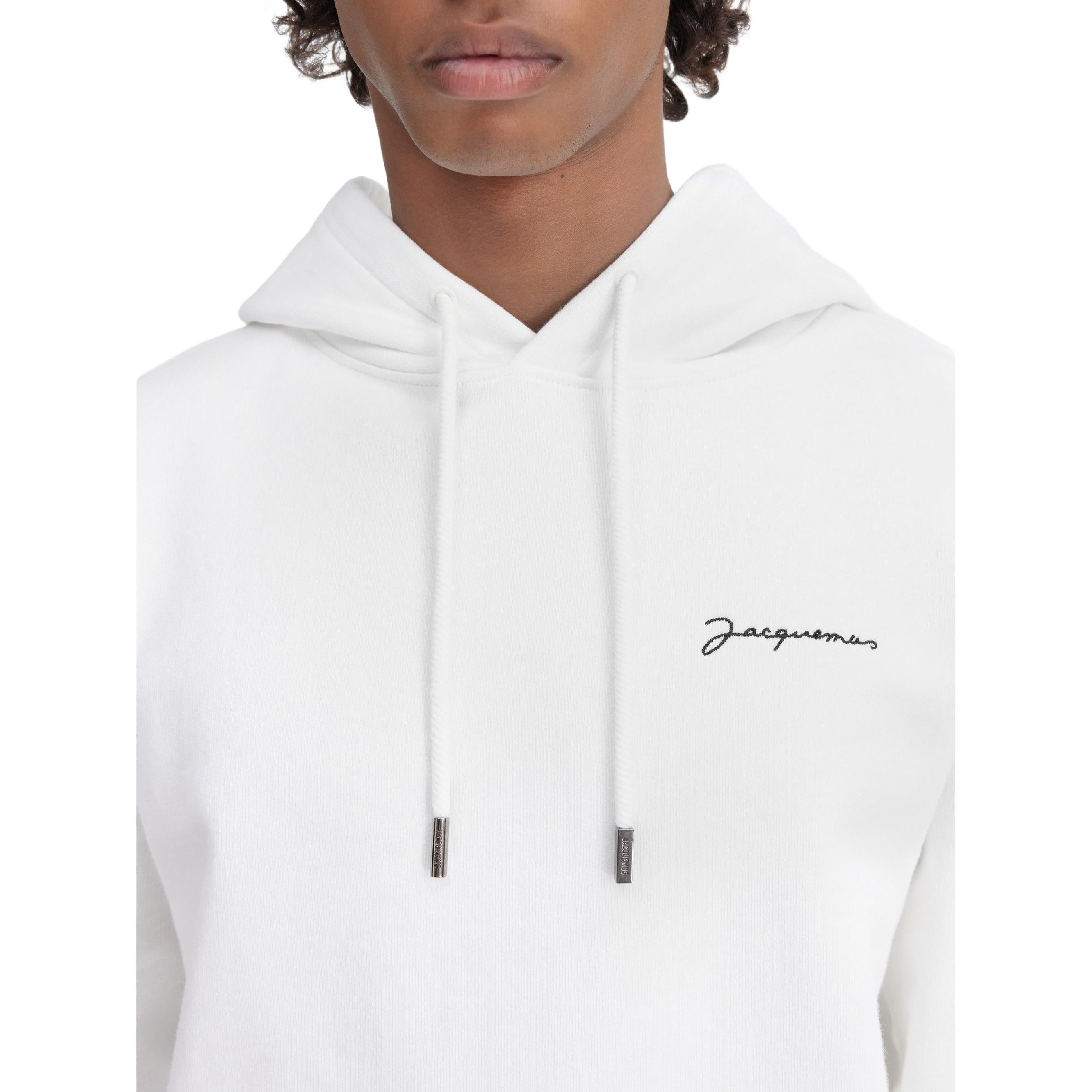 Jacquemus Le Sweatshirt Bordée - White