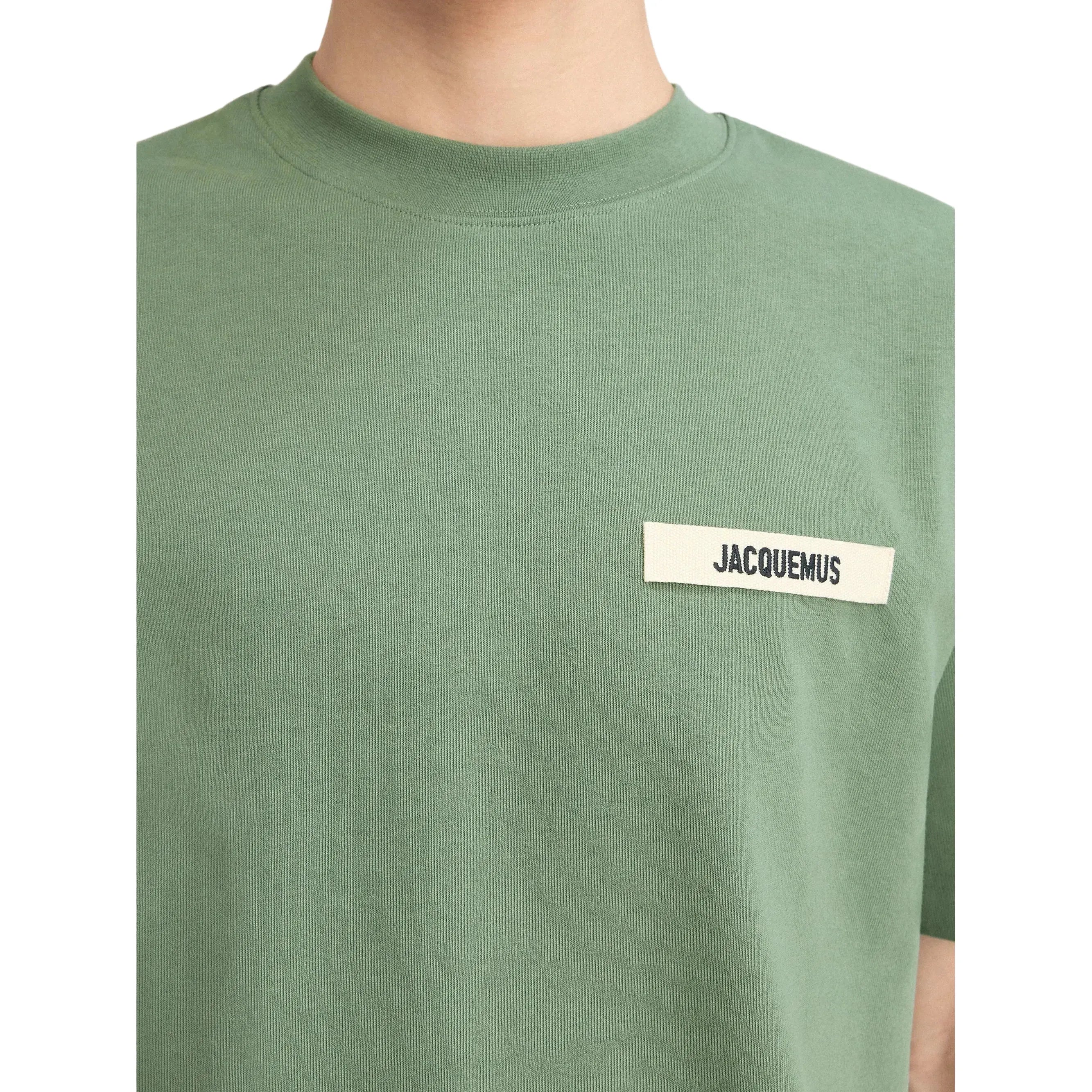 Jacquemus Le T-shirt Gros Grain - Green