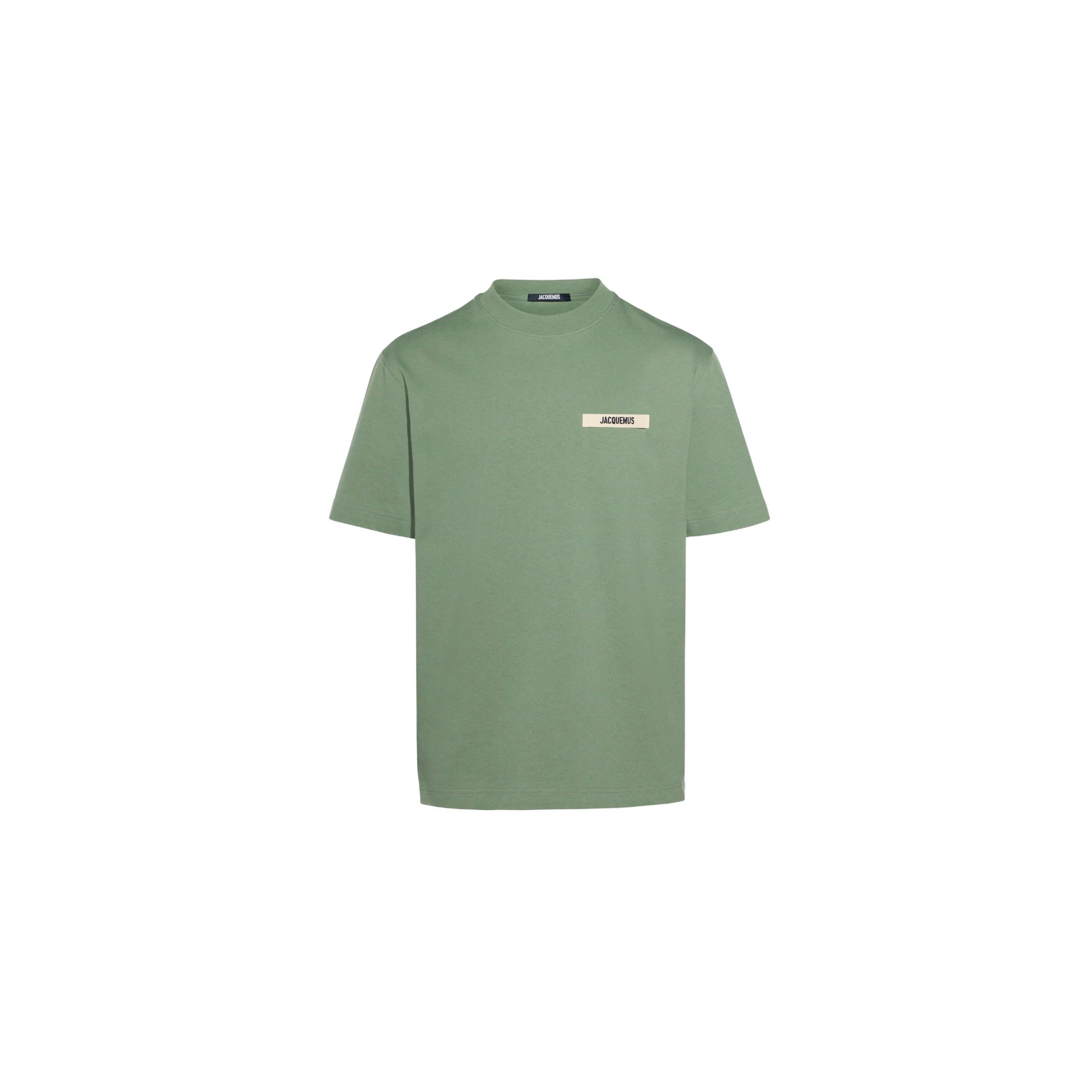Jacquemus Le T-shirt Gros Grain - Green