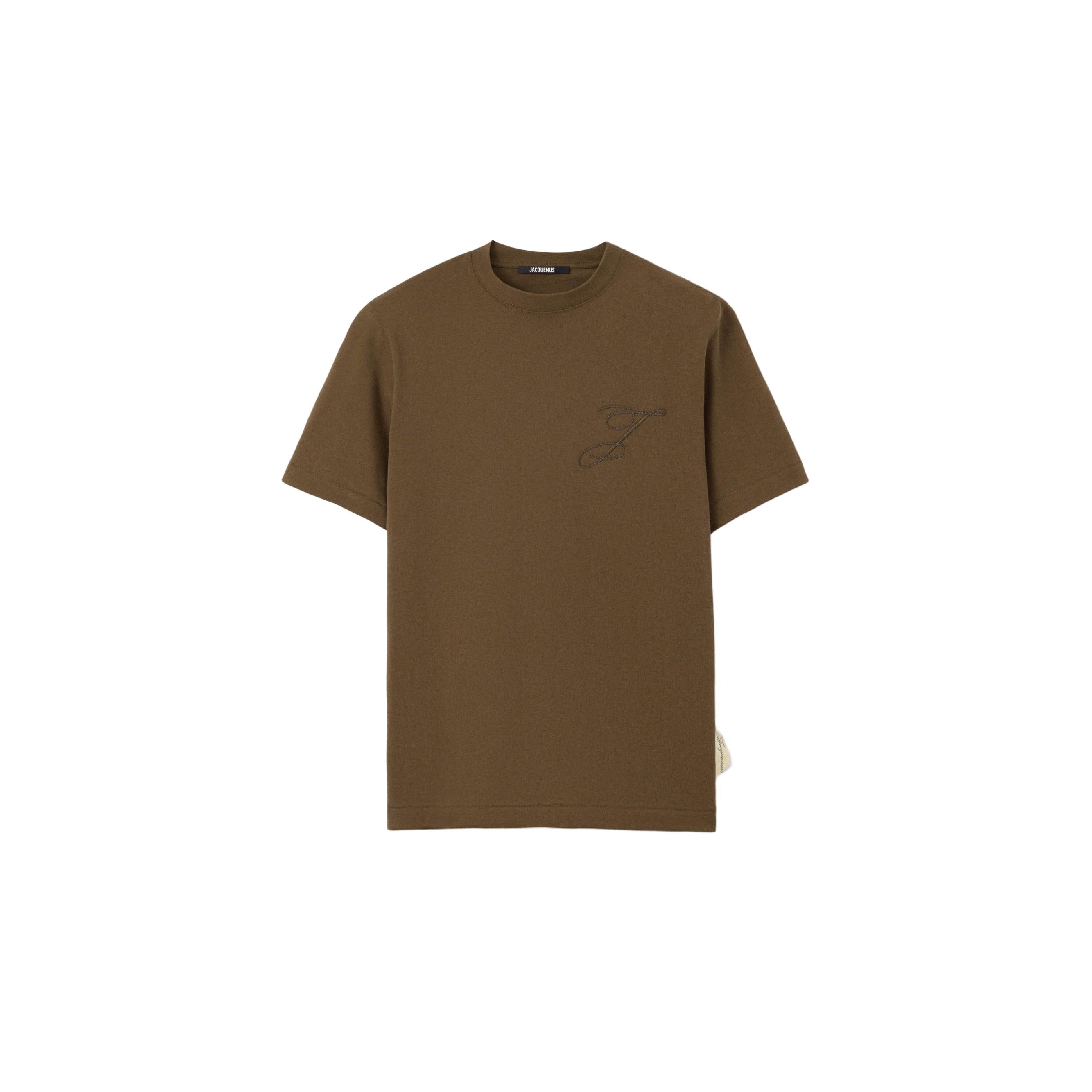 Jacquemus Le T-shirt Logo - Brown