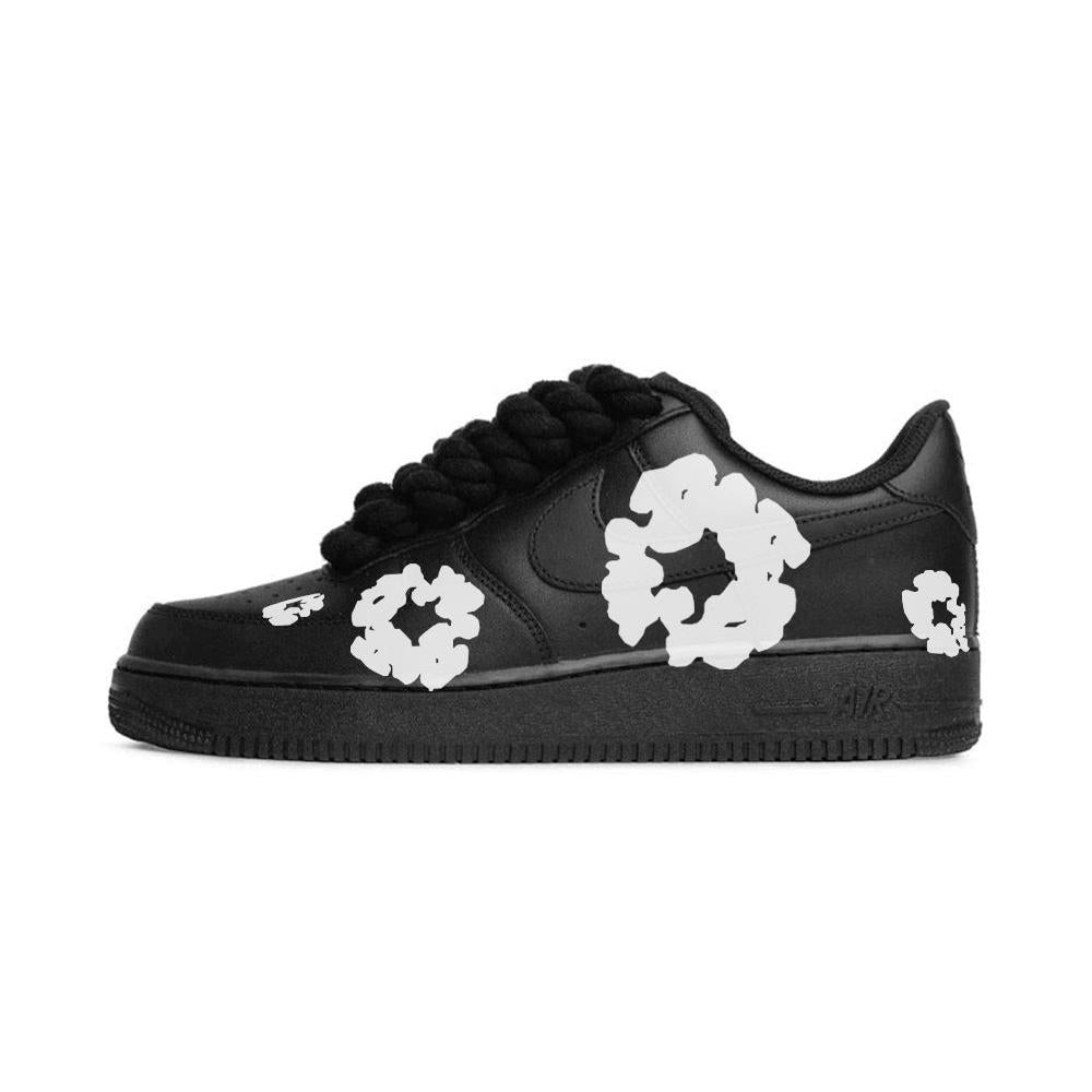 Nike Air Force 1 Low Rope Laces - Denim Tears Black