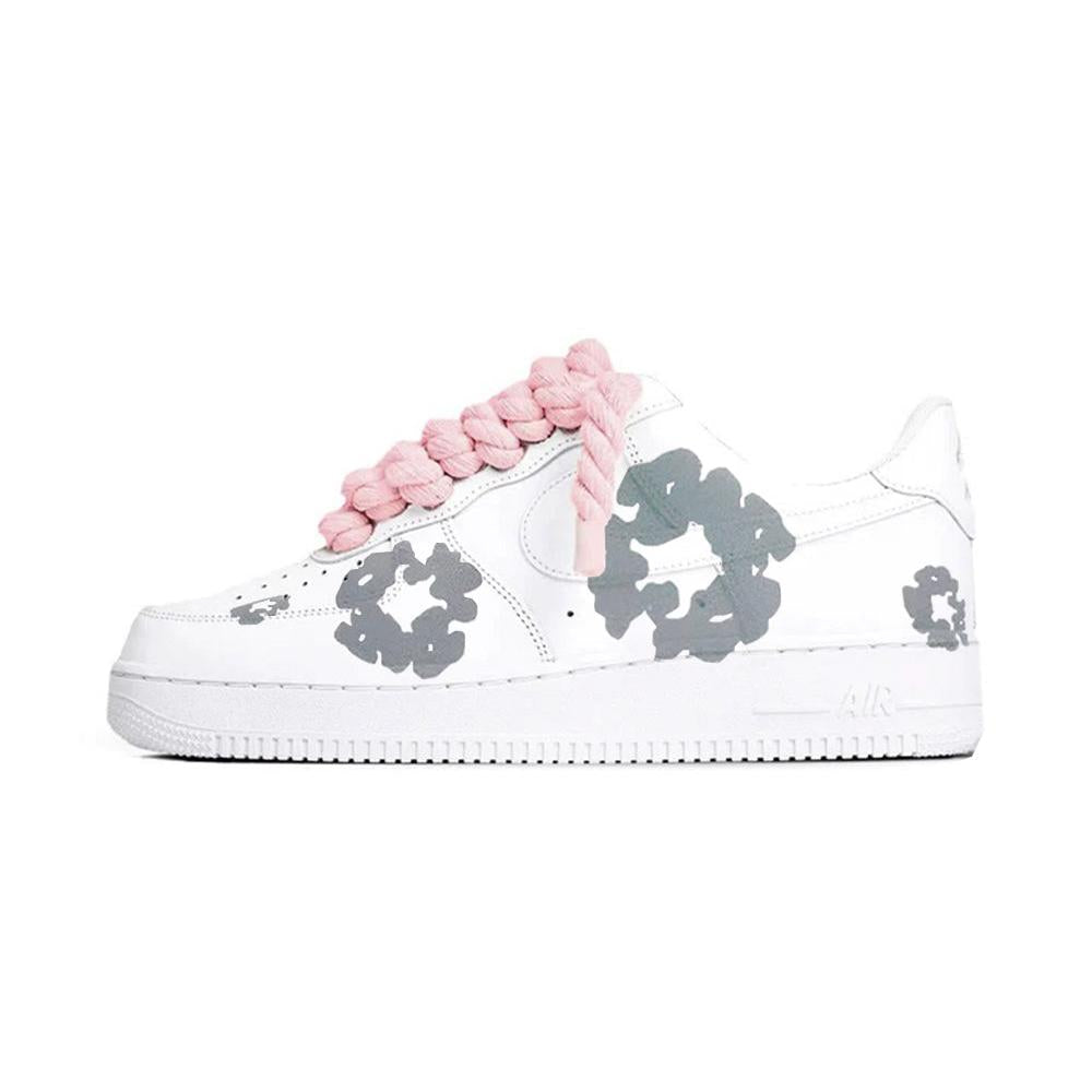 Nike Air Force 1 Low Rope Laces - Denim Tears Light Pink