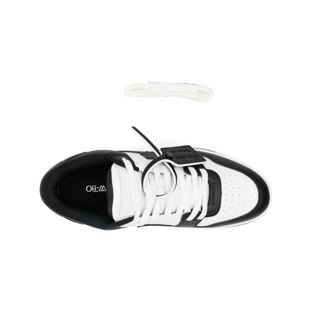 OFF-WHITE Out Of Office Low Tops - Black & White