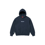 Supreme Box Logo Hooded Sweatshirt - Navy