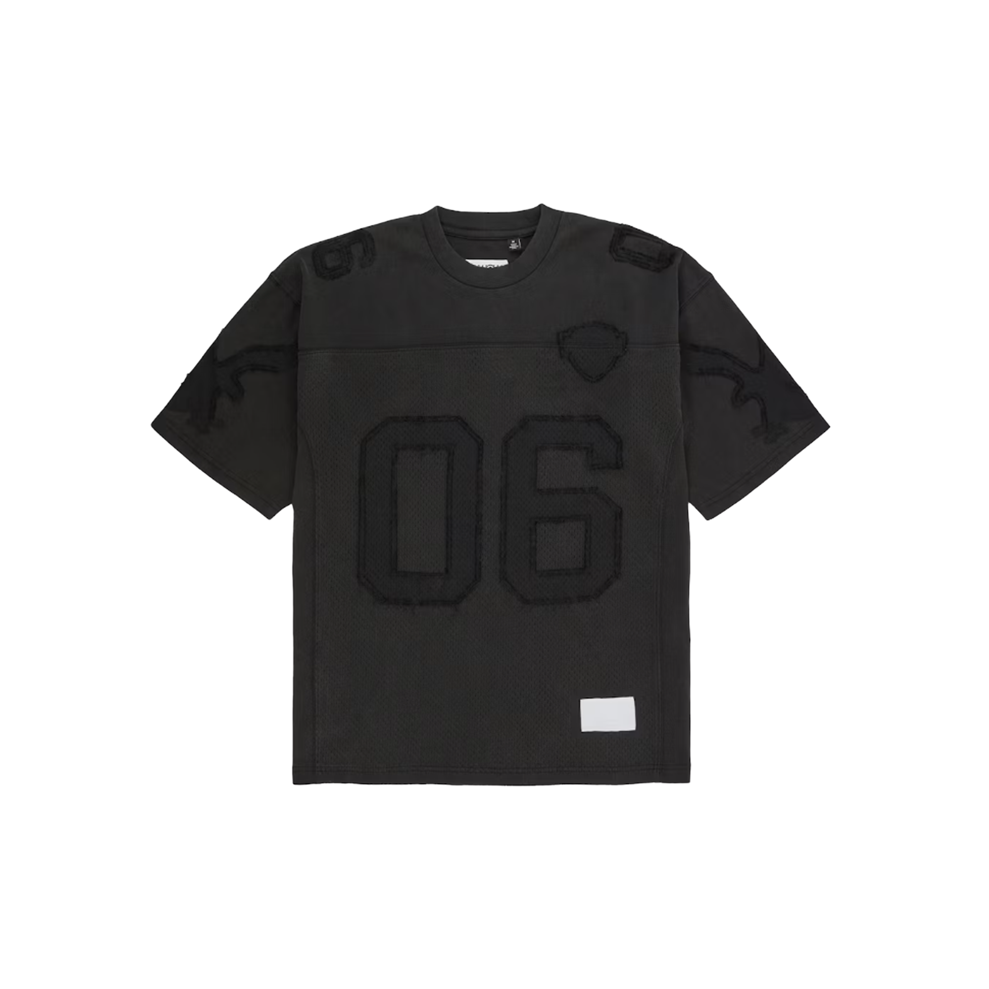 Supreme MM6 MaisonMargielaフットボールジャージLサイズ Supreme MM6 Maison Margiela Cotton Football Jersey - Black