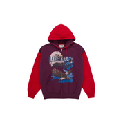 Supreme MM6 Maison Margiela Eagle Zip Up Hooded Sweatshirt - Red