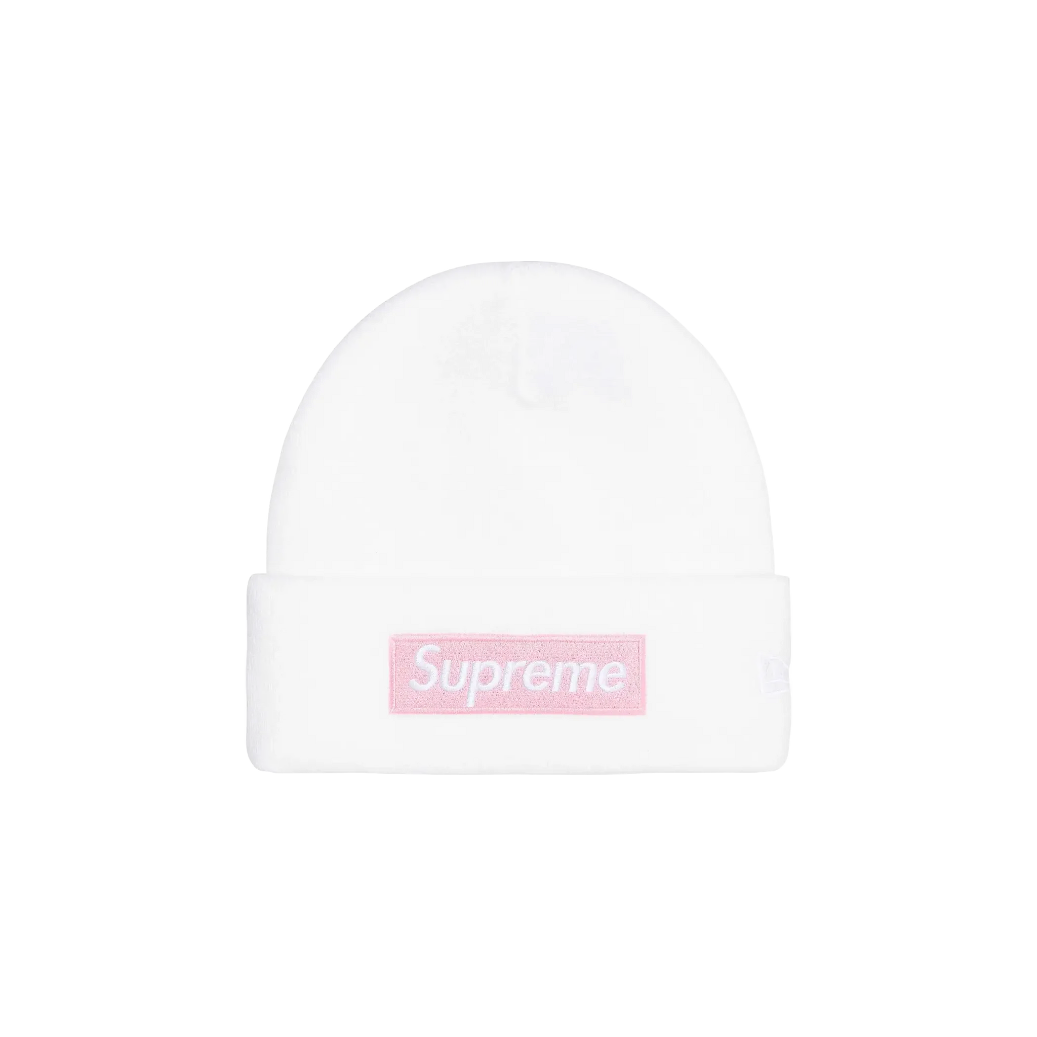 Supreme New Era Box Logo Beanie - White – Lisabona Streetwear Supreme New Era Box Logo Beanie - White – Lisabona Streetwear