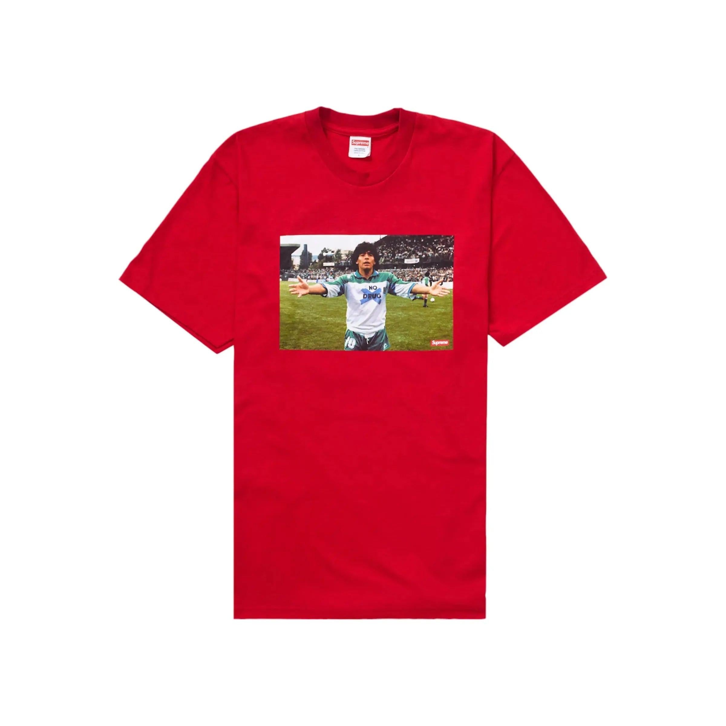 Supreme T-shirt - Maradona Red