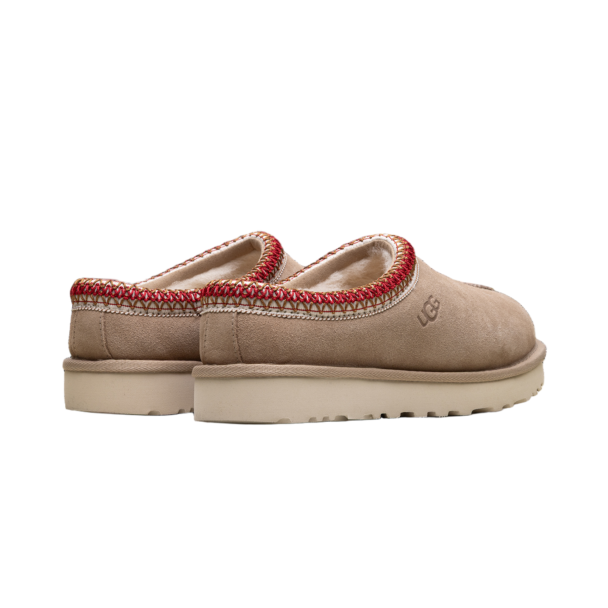 UGG Tasman II Slipper - Sand Dark Cherry