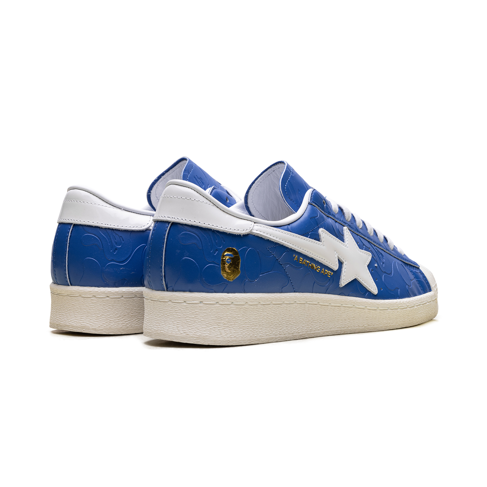adidas Superstar Vintage Bape - Blue White