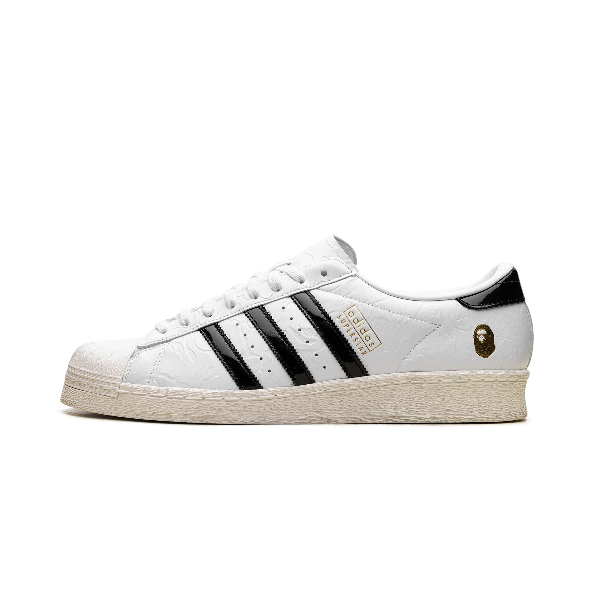 adidas Superstar Vintage Bape - White Black